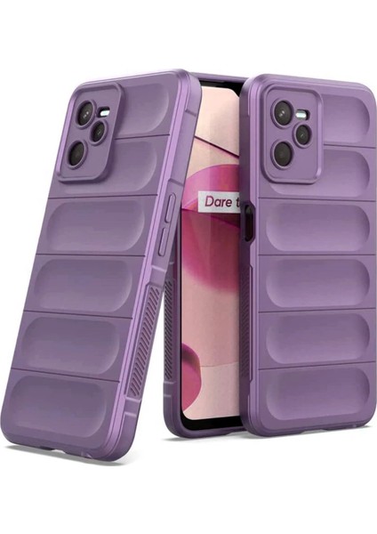 Realme C35 Kılıf Optimum Silikon - Mor - TKNAL6924-7399 fiyatları