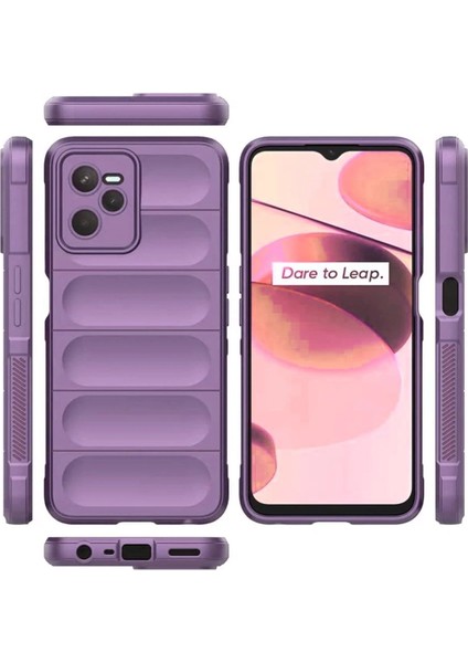 Realme C35 Kılıf Optimum Silikon - Mor - TKNAL6924-7399 modelleri