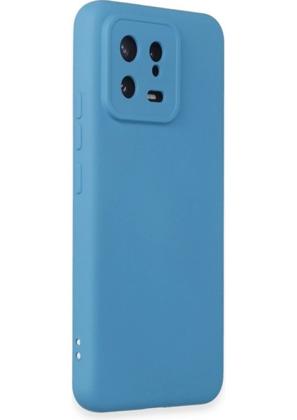 Xiaomi Mi 13 Kılıf Nano Içi Kadife Silikon - Mavi - TKNAL5369-1644