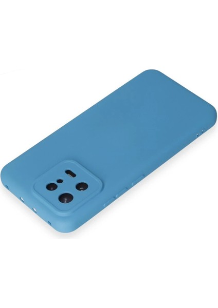 Xiaomi Mi 13 Kılıf Nano Içi Kadife Silikon - Mavi - TKNAL5369-1644