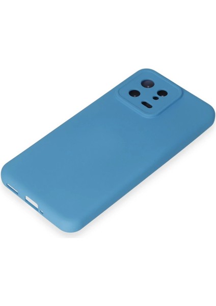 Xiaomi Mi 13 Kılıf Nano Içi Kadife Silikon - Mavi - TKNAL5369-1644