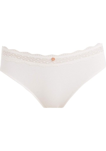 Pamuklu Basic Düz Slip Külot-Fall in Love D1414AX24AU