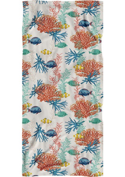 Dijital Baskılı Unisex Deniz Havuz Plaj Havlusu 70X150 Cm. // H093 fırsatları