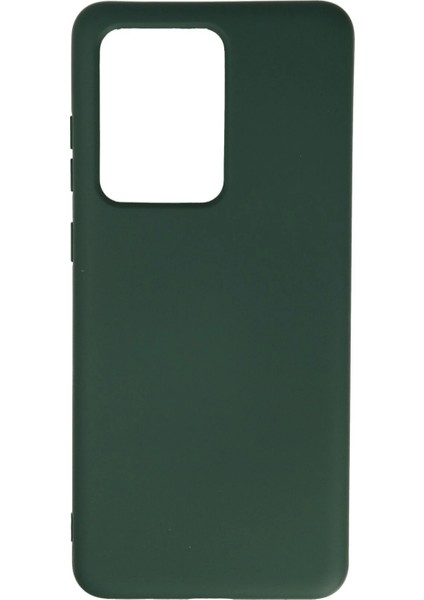 Samsung Galaxy S20 Ultra Kılıf Nano Içi Kadife Silikon - Koyu Yeşil - TKNAL6960-8926