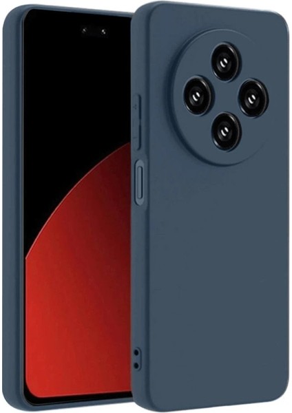 Xiaomi Redmi 14C Kılıf Nano Içi Kadife Silikon - Lacivert - TKNAL6720-8043