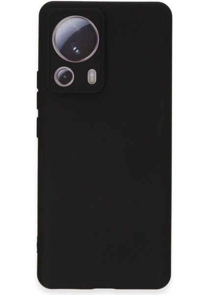 Xiaomi Mi 13 Lite Kılıf Nano Içi Kadife Silikon - Siyah - TKNAL2221-3021