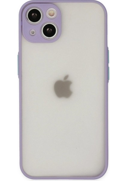 iPhone 15 Plus Kılıf Montreal Silikon Kapak - Mor - TKNAL8360-8386