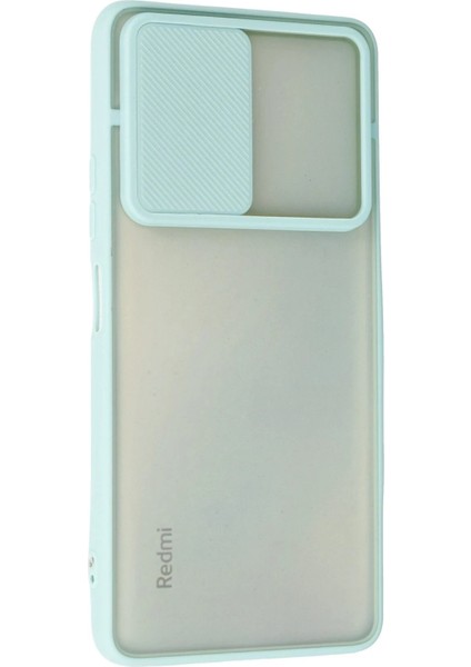 Xiaomi Redmi Note 10 Pro Kılıf Palm Buzlu Kamera Sürgülü Silikon - Turkuaz - TKNAL9152-9255 modelleri