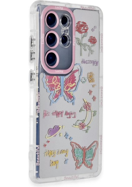 Samsung Galaxy S23 Ultra Kılıf Reflexion Desenli Kapak - Desen 8 - TKNAL8940-4861