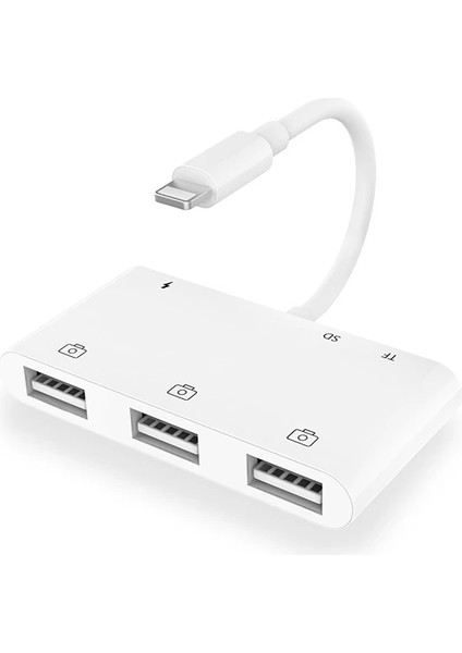 Ally Iphone Lightning To Tfsd Card Reader Usb 3.Kamera Adaptörü-(1903) - Tknal6408-1255