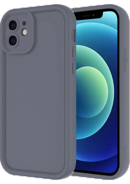 iPhone 11 Kılıf Viera Silikon - Gri - TKNAL7989-4612