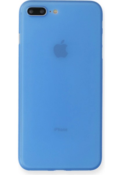iPhone 7 Plus Kılıf Pp Ultra Ince Kapak - Mavi - TKNAL3188-7005