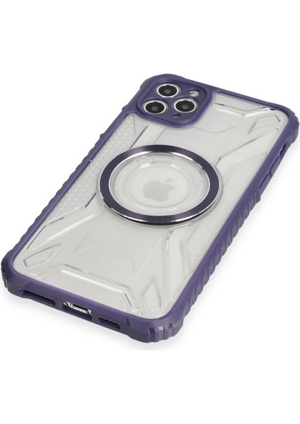 iPhone 11 Pro Kılıf Prag Magneticsafe Kapak - Derin Mor - TKNAL2739-1736 fırsatları