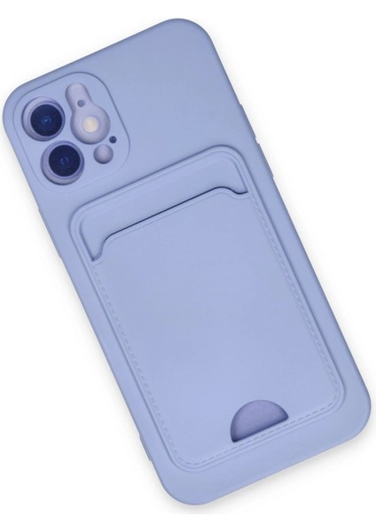 iPhone 12 Kılıf Kelvin Kartvizitli Silikon - Lila - TKNAL3015-9080 modelleri