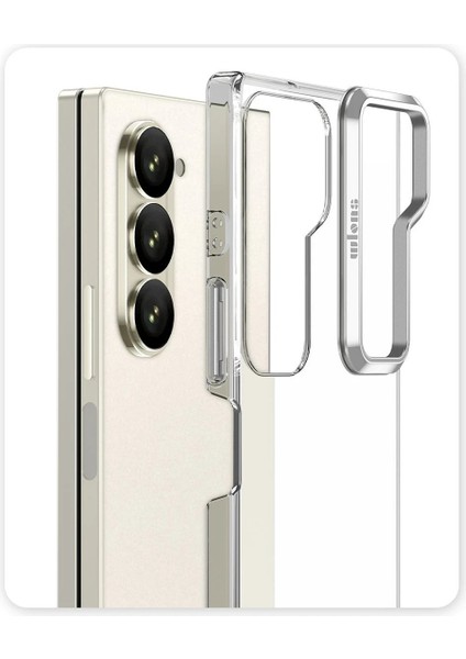 Samsung Galaxy Z Fold 6 Crystal Magsafe Kapak - Şeffaf - TKNAL2634-1095