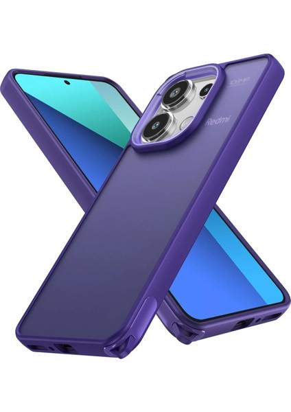 Xiaomi Redmi Note 13 Pro 4g Kılıf Elegant Kapak - Derin Mor - TKNAL4052-9430