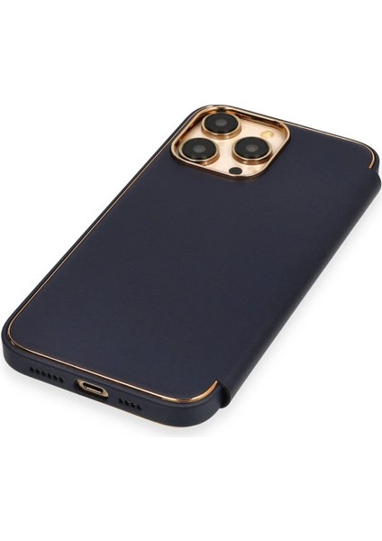 iPhone 14 Pro Kılıf Dolpin Kapaklı - Lacivert - TKNAL8456-7580 indirimleri