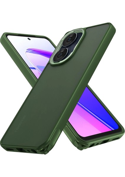 Realme C55 Kılıf Elegant Kapak - Yeşil - TKNAL9914-8116