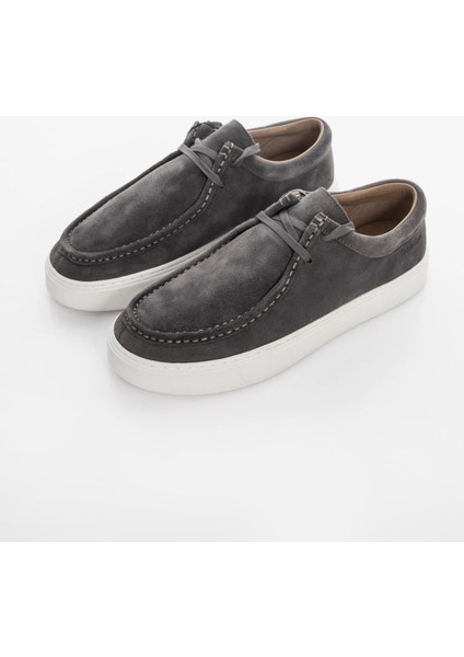 Erkek Hybrid Apron Laceup Ayakkabı - Gri