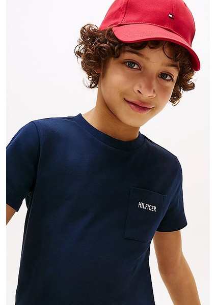 Erkek Çocuk Th Pique Yama Cepli T-Shirt - Lacivert fırsatları