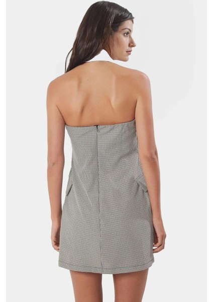 Ekose Polyester Mini Ceket Elbise Gömlek Yaka Yazlık Premium Kalite Profesyonel Görünüm modelleri