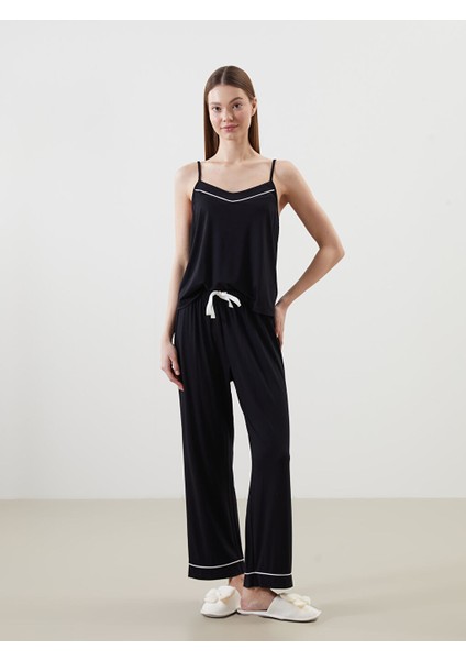 Yeni Sezon Kalp Yaka Kadin Pijama Takimi - S5I620Z8