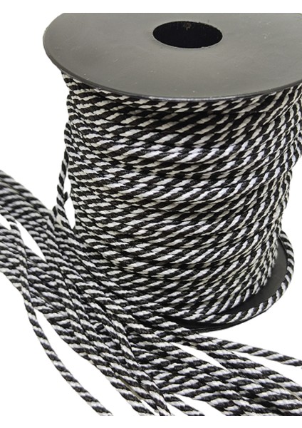 Paracord Ip2 mm Siyah Beyaz 45 Metre