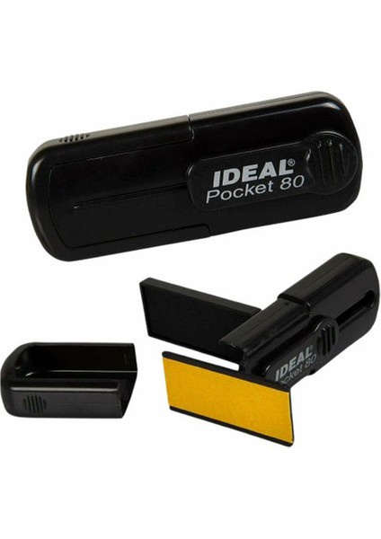 Şirket/Firma Cep Kaşesi Pocket-80 (50mm*19 mm) Siyah Keçeli Siyah Kaşe fırsatları