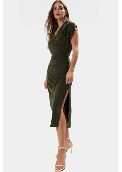 Şık Örme Midi Elbise Bodycon Kalıp Günlük Kullanım Yazlık Seçkin Malzeme Trend Tasarım fiyatları