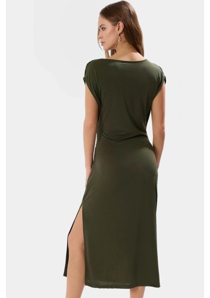 Şık Örme Midi Elbise Bodycon Kalıp Günlük Kullanım Yazlık Seçkin Malzeme Trend Tasarım modelleri