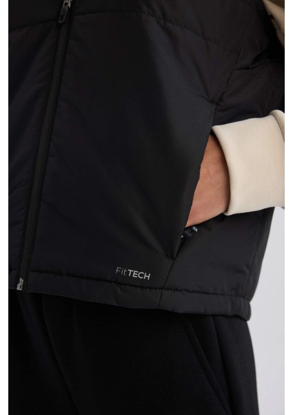 DeFactoFit Su İtici Regular Fit Fermuarlı Sporcu Yelek D6081AX25SP