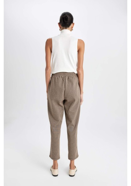 Jogger Pantolon Desenli Cepli Beli Lastikli T4089AZ24AU