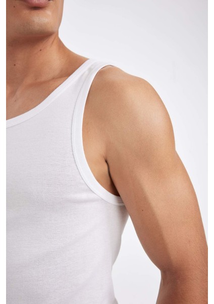 Slim Fit Dar Kesim Ribana 2'li Atlet Y9056AZ24WN