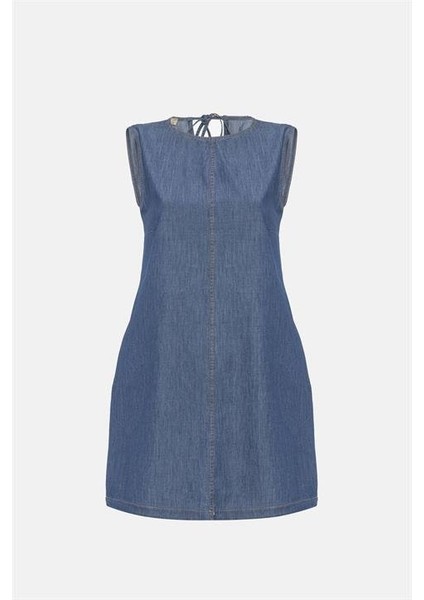 Sırt Bağcıklı Tensel Elbise 2880