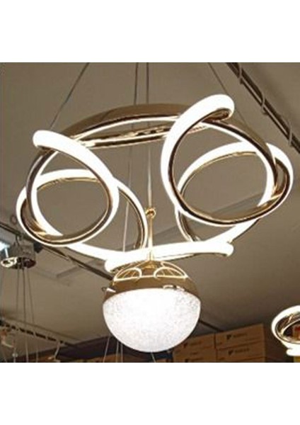 Has Light Ufo Model LED Avize 3 Renkli