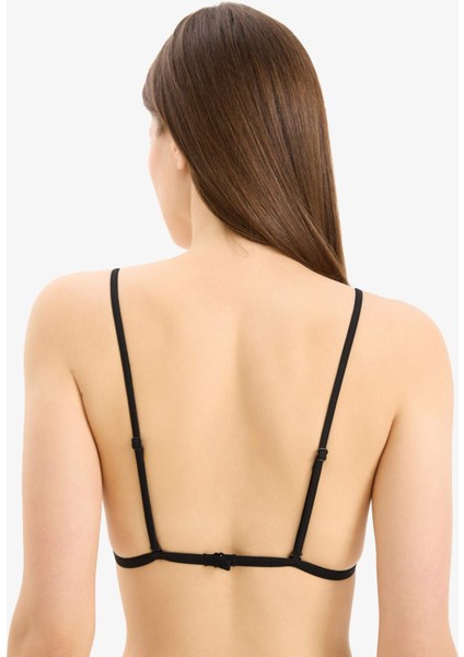 Fall in Love Simli Pedsiz Tül Siyah Bra D6437AX24WN
