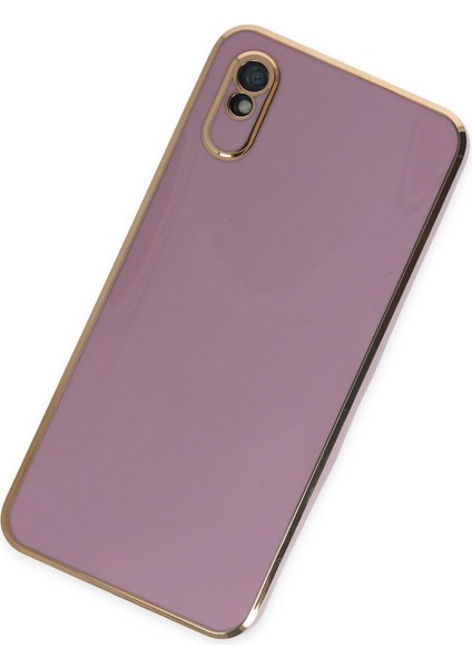Xiaomi Redmi 9A Kılıf Volet Silikon - Mor Nrmsa modelleri