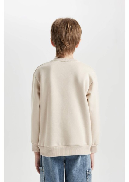 Erkek Çocuk Marvel Comics Bisiklet Yaka Sweatshirt D6741A824WN