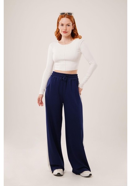 Ters Dikişli Basic Beyaz Body Bluz