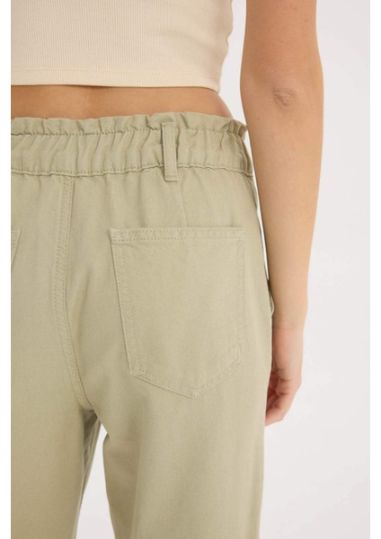Paperbag Gabardin Kumaş Pantolon Standart Paça Cepli S2790AZ25SP