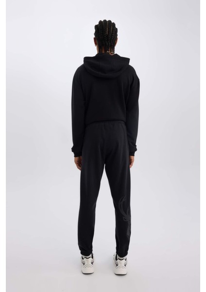 NBA Milwaukee Bucks Kalın Sporcu Jogger Eşofman Altı Beli Bağcıkı Standart Fit Cepli D6702AX25SP