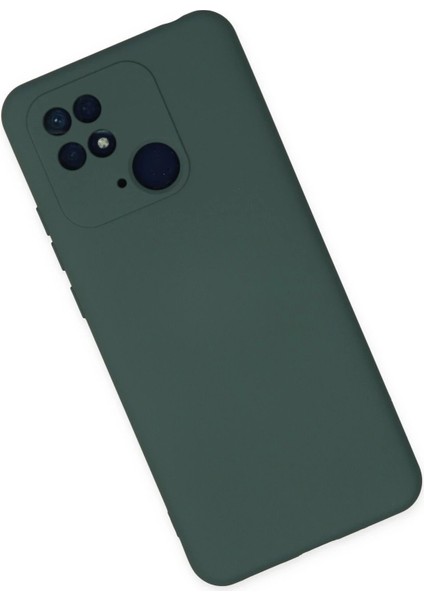 Xiaomi Redmi 10C Kılıf Nano Içi Kadife Silikon - Koyu Yeşil - PHN8949-4894 fiyatları