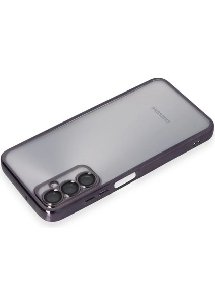 Samsung Galaxy A05S Kılıf Lensli Silikon - Mor - PHN2846-9423