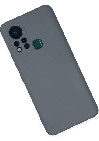 Infinix Hot 11S Kılıf Nano Içi Kadife Silikon - Gri - PHN2283-5309 modelleri