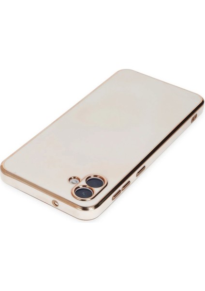 Samsung Galaxy A04 Kılıf Volet Silikon - Beyaz - PHN8962-6433