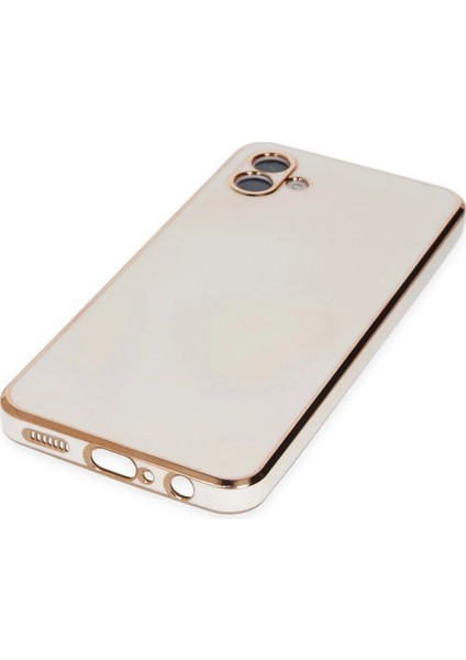 Samsung Galaxy A04 Kılıf Volet Silikon - Beyaz - PHN8962-6433