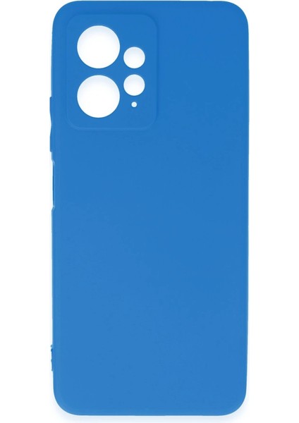 Xiaomi Redmi Note 12 4g Kılıf First Silikon - Mavi - PHN5854-6296