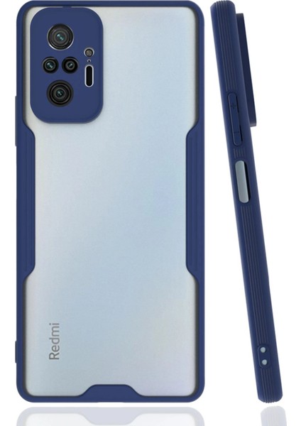 Xiaomi Redmi Note 10 Pro Kılıf Platin Silikon - Lacivert - PHN9892-4737