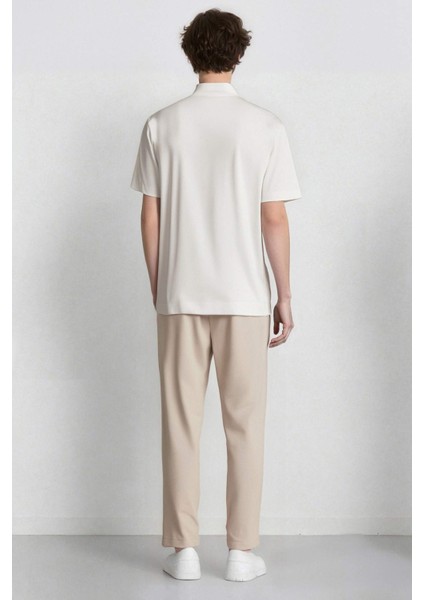 Jogger Yazlık Kumaş Pantolon Basic Düz Cepli Düz Paça D3695AX25SP