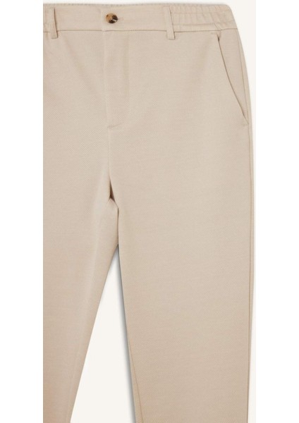 Jogger Yazlık Kumaş Pantolon Basic Düz Cepli Düz Paça D3695AX25SP
